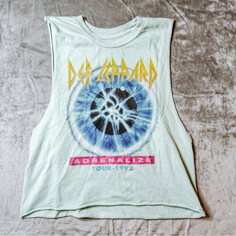 Def Leppard Adrenalize Tour 1992 Tank Top